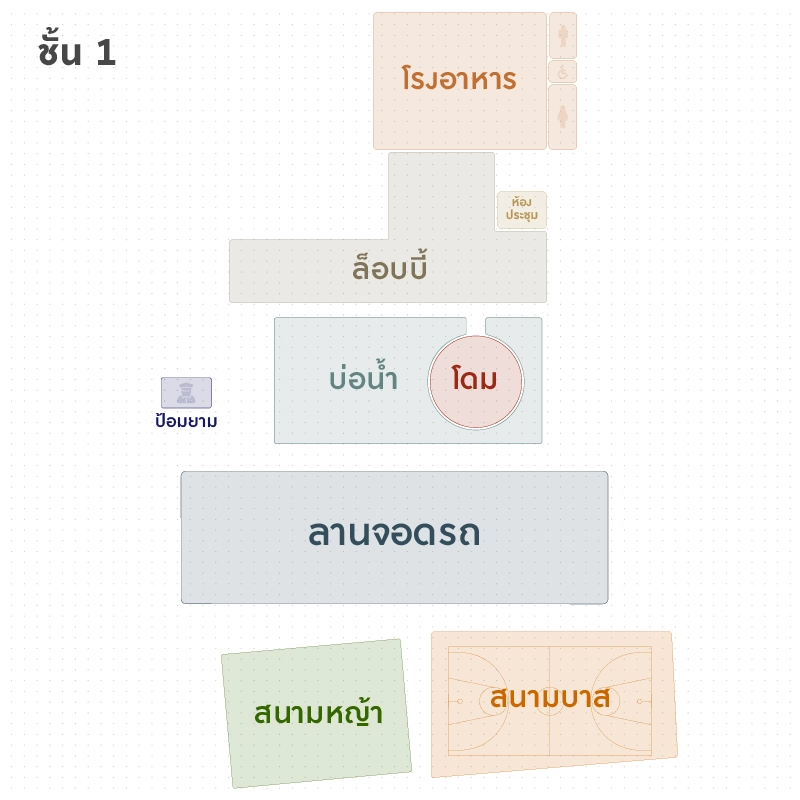 แผนผัง โซนออฟฟิศสำนักงาน